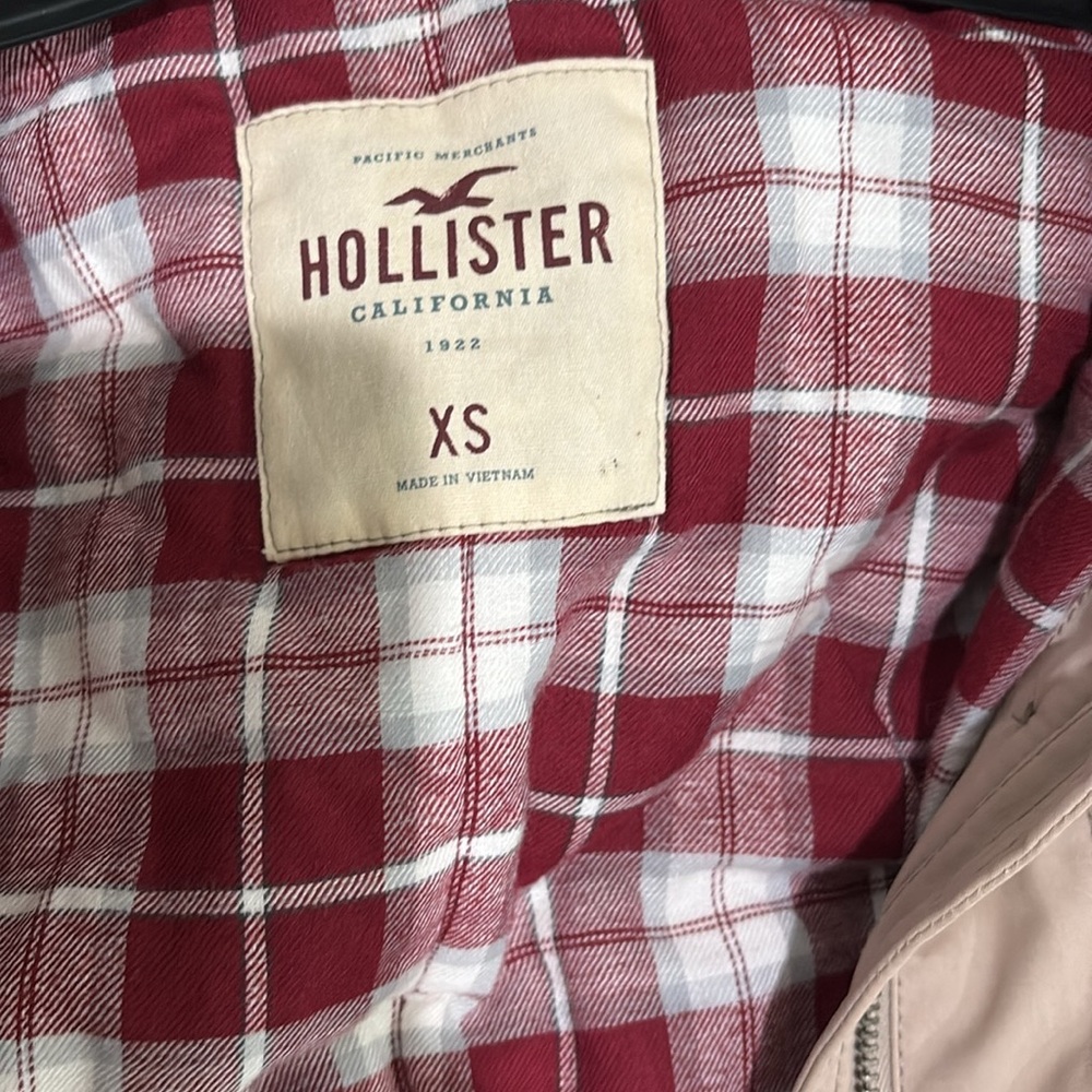 Hollister Tan Utility Jacket with Standing Collar - Picture 3 of 3